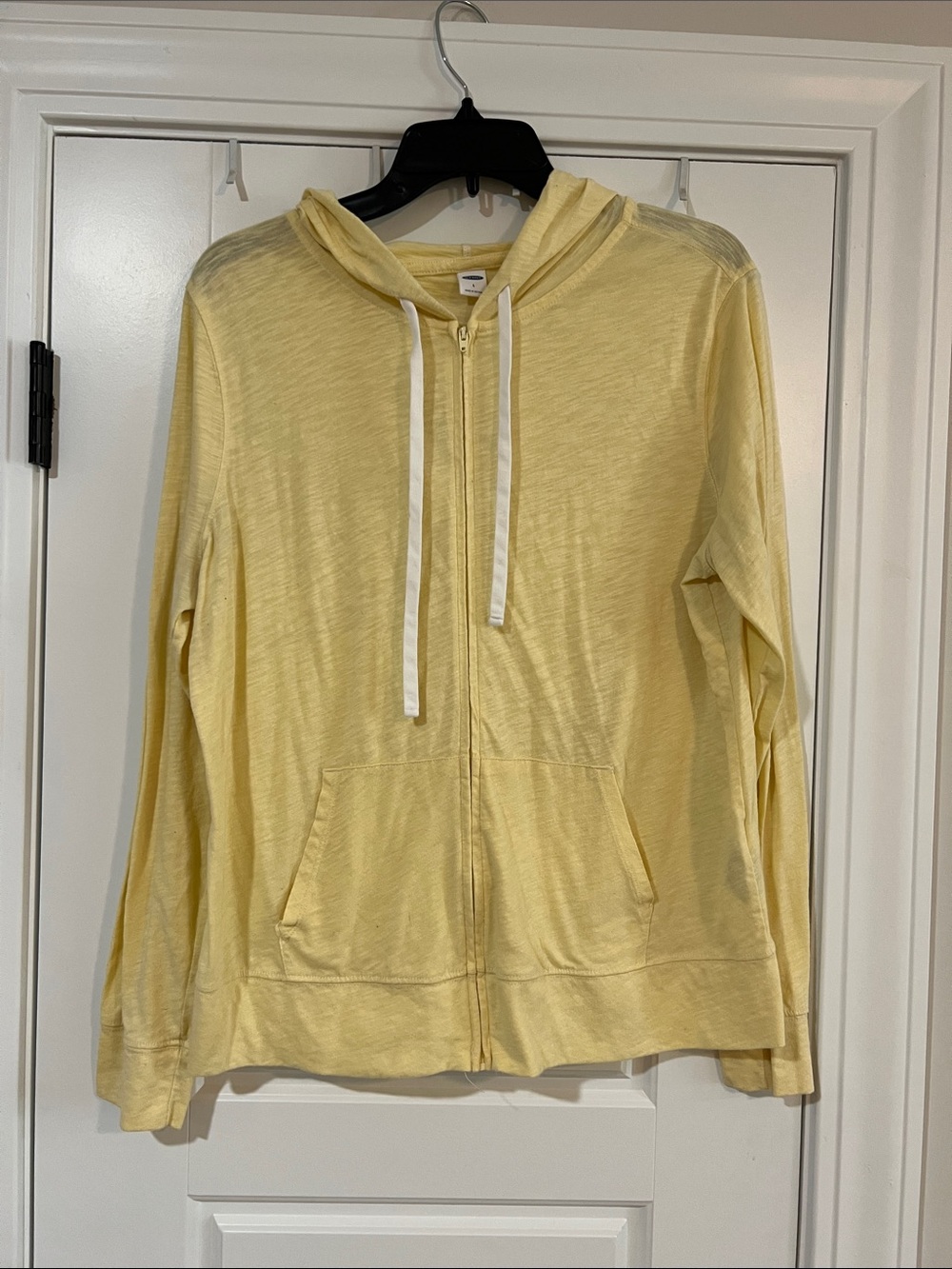 Old Navy Pale Yellow Women's Zip Hoodie